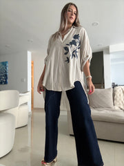 STRIPED TUNIC BLOUSES