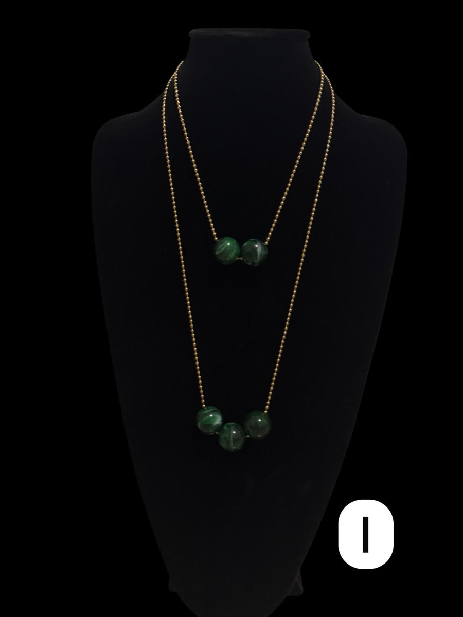GUMBALL LAYERED NECKLACE SET