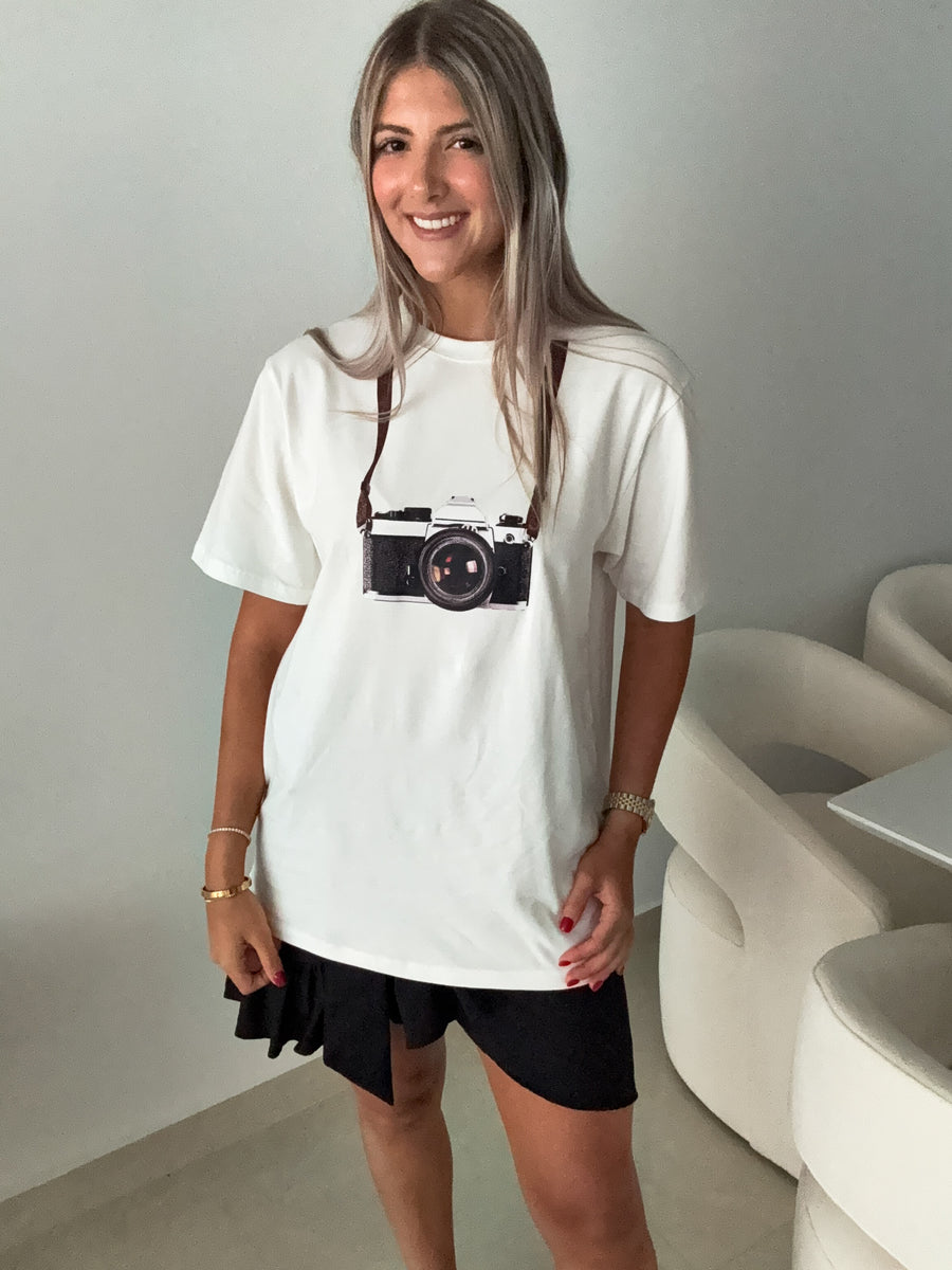 OVERSIZED CAMERA TEE
