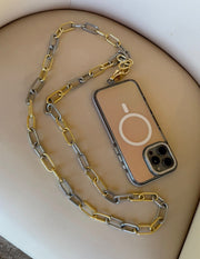 TWO TONE PHONE STRAP