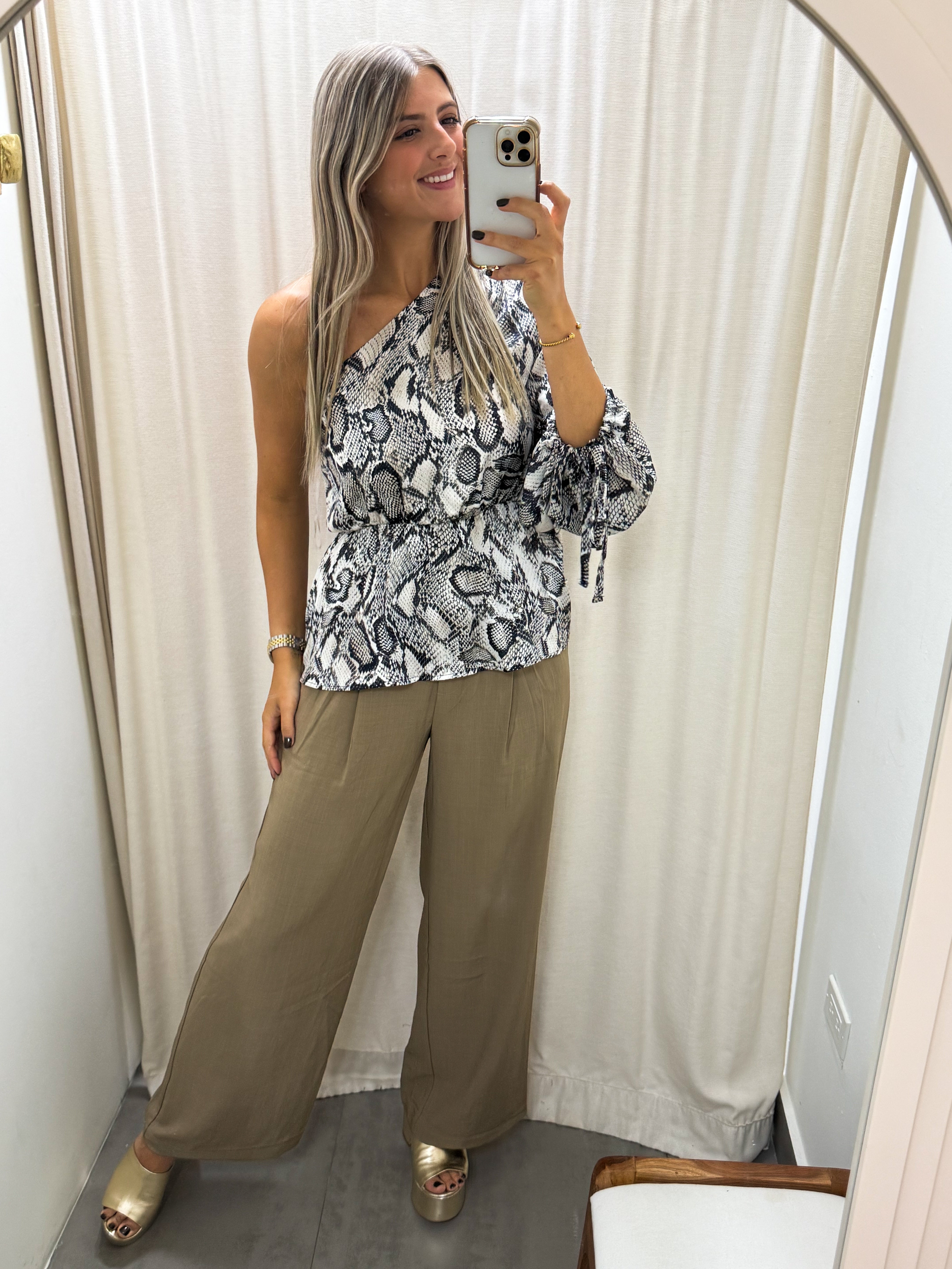 MOCHA STRETCHY SOLING LONG PANTS