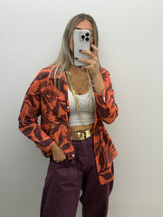 RUST/BURGUNDY TOP