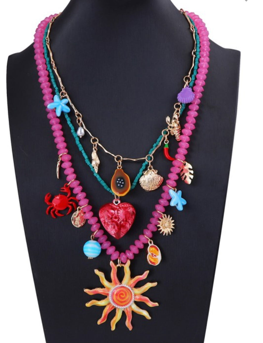 SUN LAYERED NECKLACES