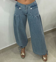 DENIM TWO-WAY PANTS