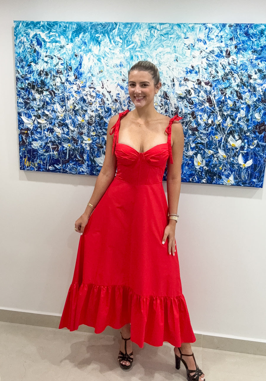 RED DREAMY DRESS