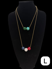 GUMBALL LAYERED NECKLACE SET