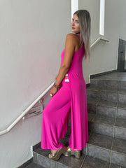 PIA MAGENTA RACERBACK TOP & PANT SET