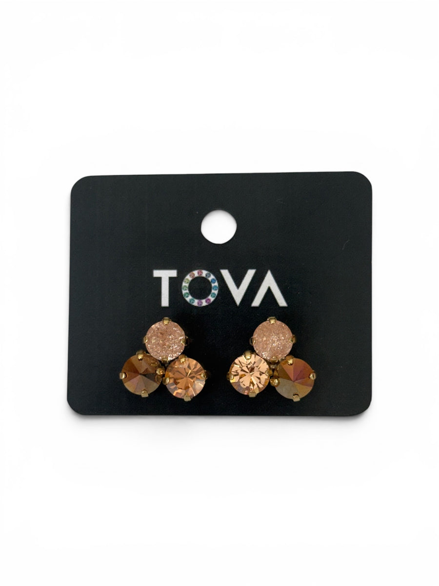 INES EARRINGS IN PINK MIX