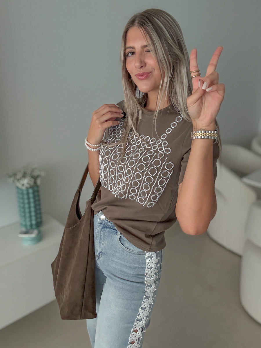 OLIVE PEARL T-SHIRT