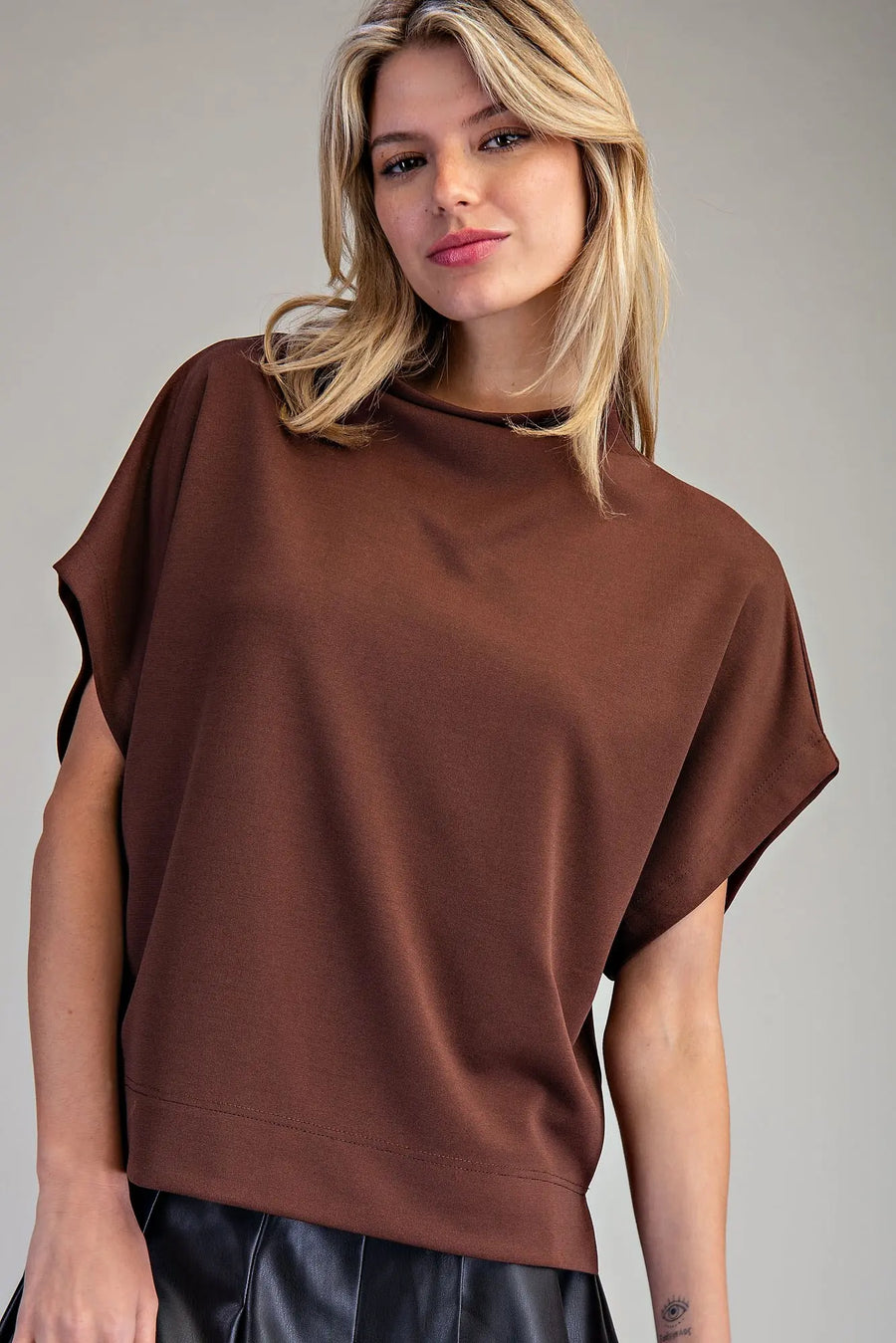 MOCK NECK BLOUSES