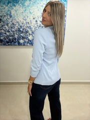BABY BLUE TAILORED BLAZER