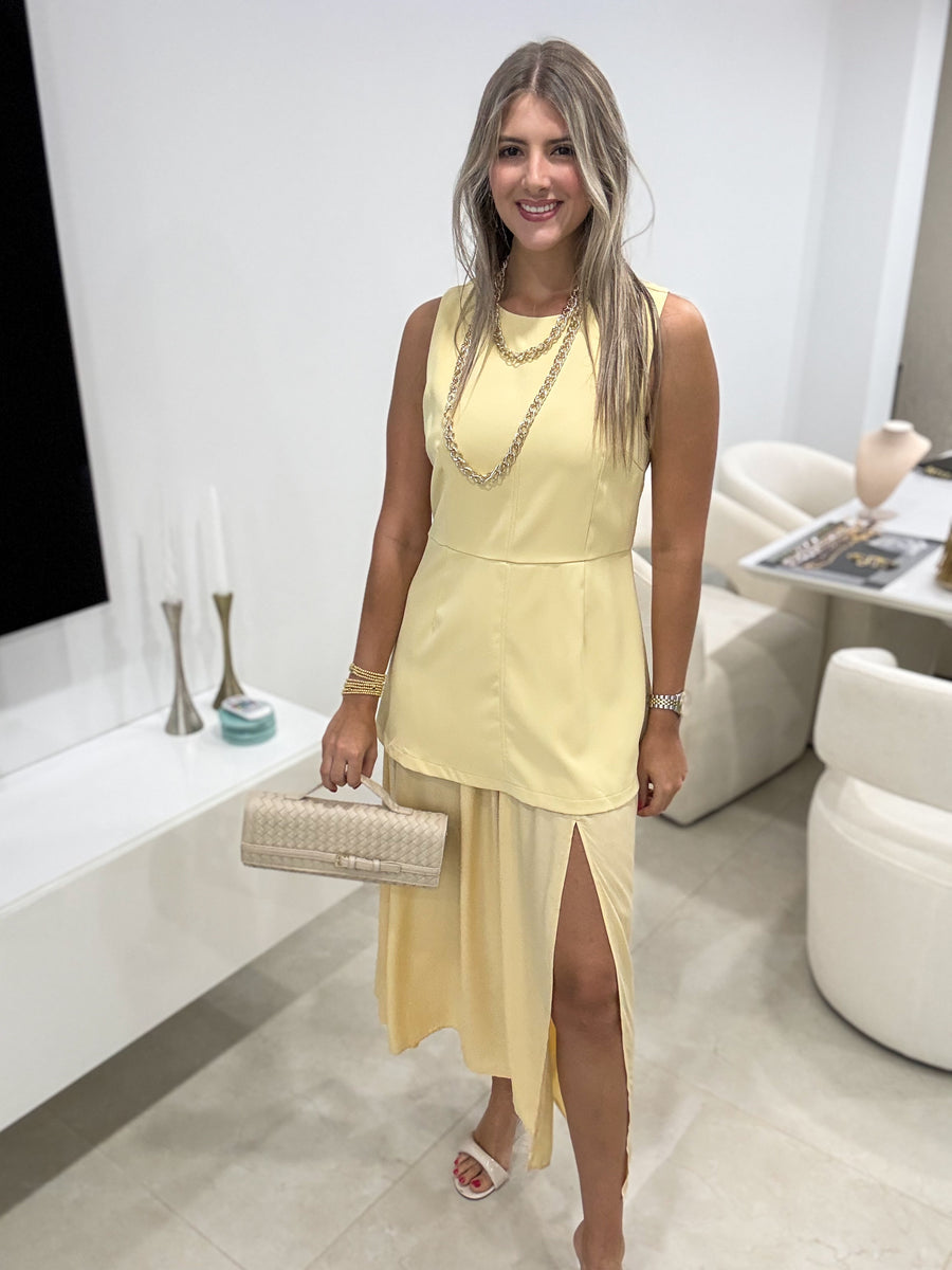 BUTTER YELLOW DRESS
