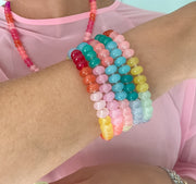 MULTICOLOR SEMIPRECIOUS BRACELETS