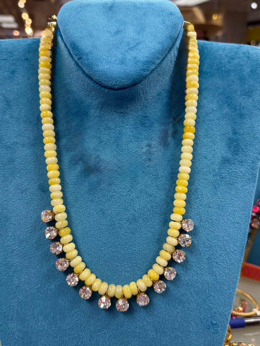 BUTTER YELLOW BONNIE NECKLACE
