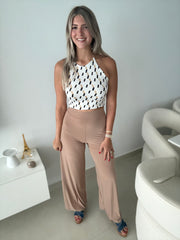 PIA REVERSIBLE HALTER TOP & PANT SET