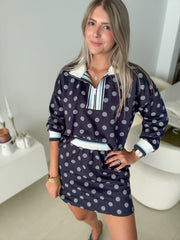 POLKA DOT TOP & SKORT SET
