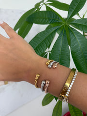TRICOLOR BANGLE SET
