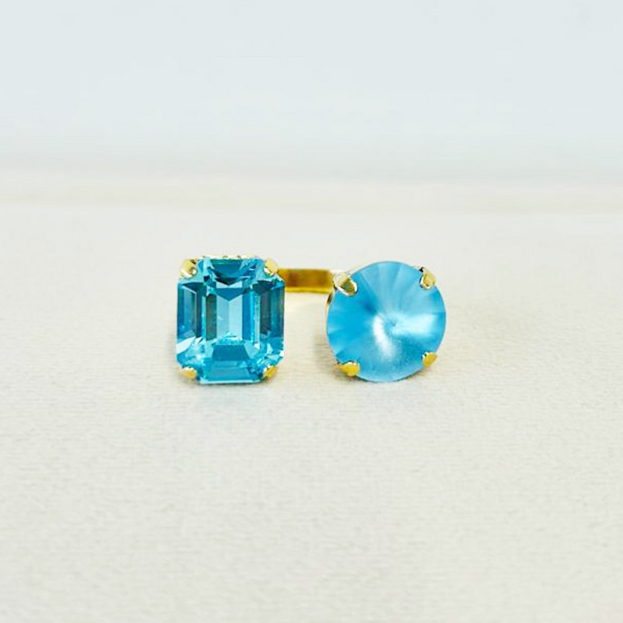 JANEL RING IN BLUE
