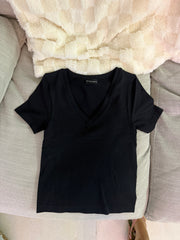 V-NECK SHORT SLEEVES LONG BASIC