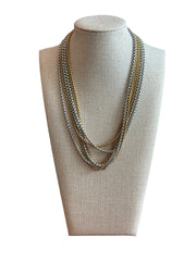 GOLD & SILVER 6-LAYER NECKLACE COLLAB