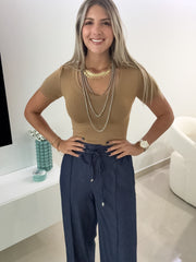 V-NECK SHORT SLEEVES LONG BASIC