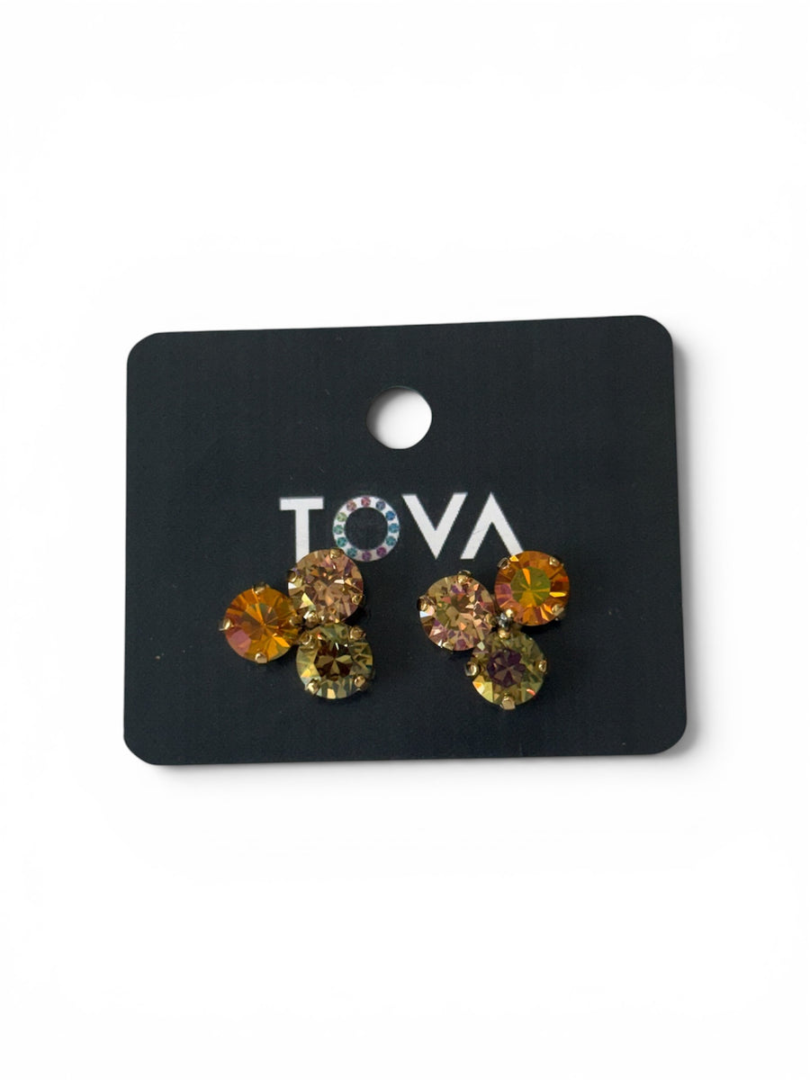 INES EARRING IN GOLD MIX