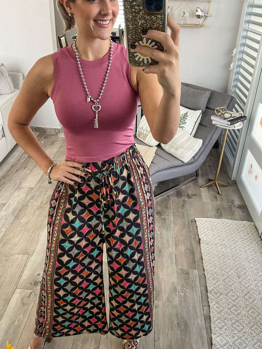 BERRY ROSE BASIC CROP TOP