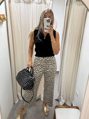 LEOPARD PRINT PANTS