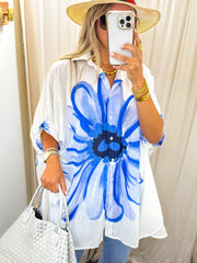 FLOWER TUNIC BLOUSE