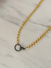 Load image into Gallery viewer, GOLD BLACK CUBANA NECKLACE
