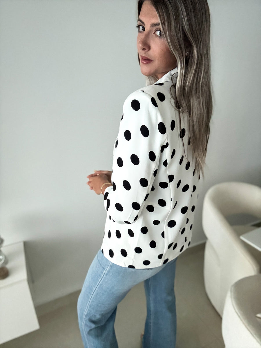 POLKA DOT BLAZER