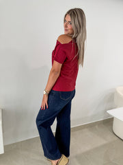 STRETCHY ELEGANT ONE SHOULDER BLOUSES