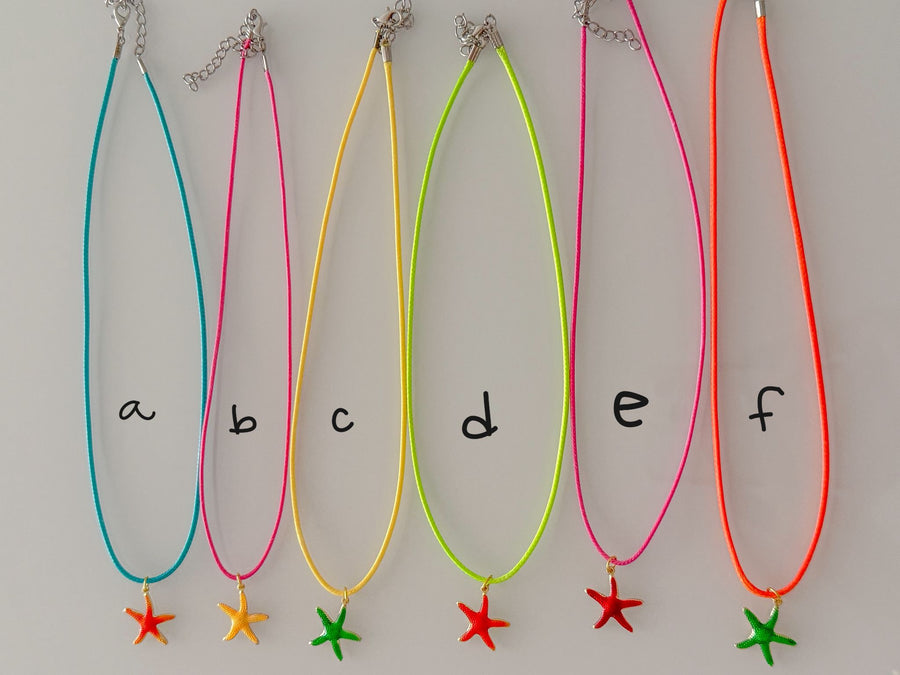 STARFISH NEON NECKLACES
