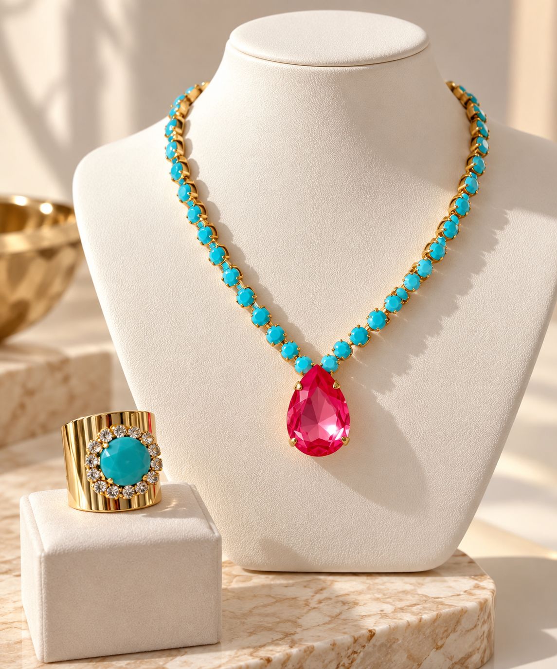 JACCI RING IN TURQUOISE COWBOY