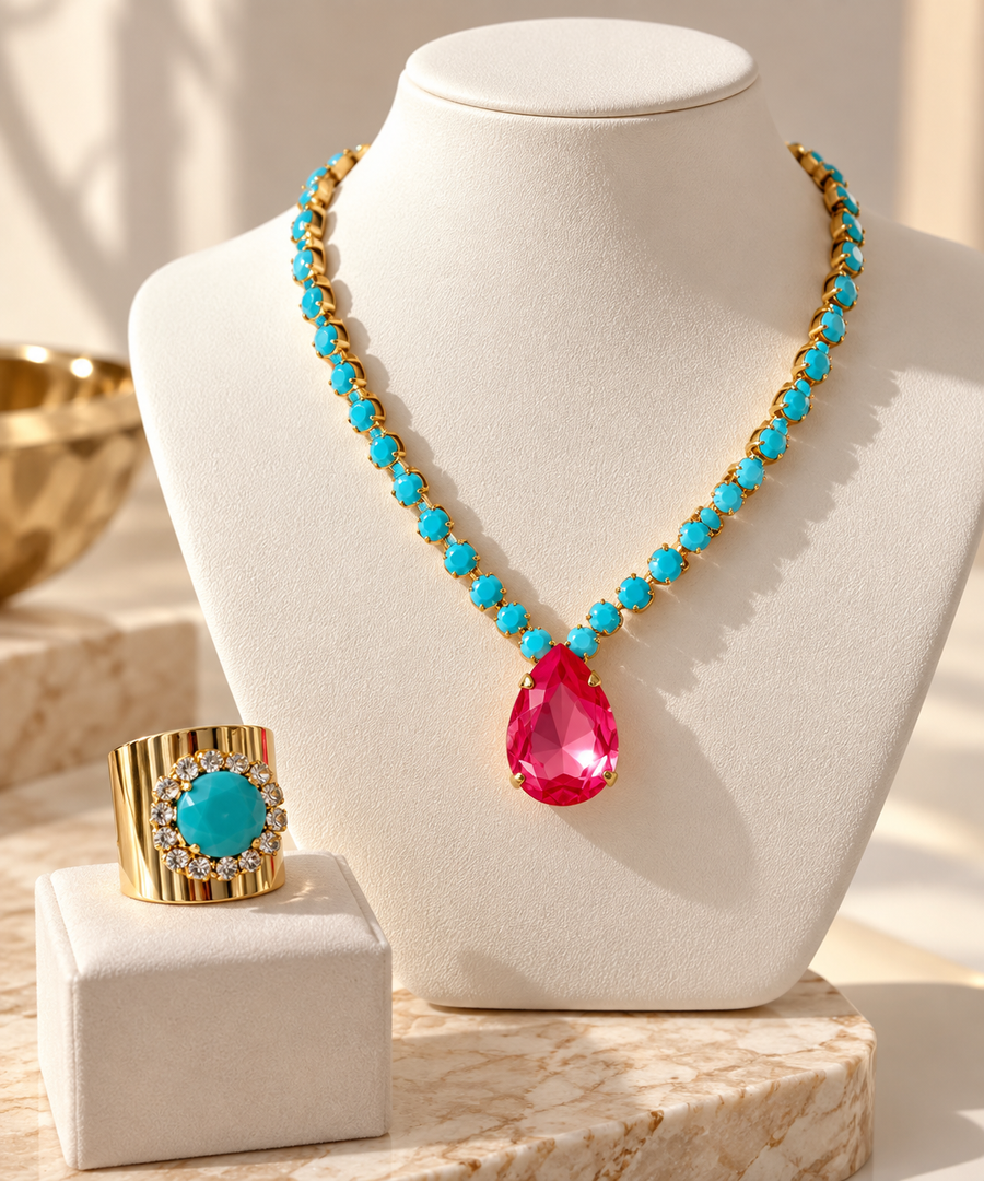 JACCI RING IN TURQUOISE COWBOY