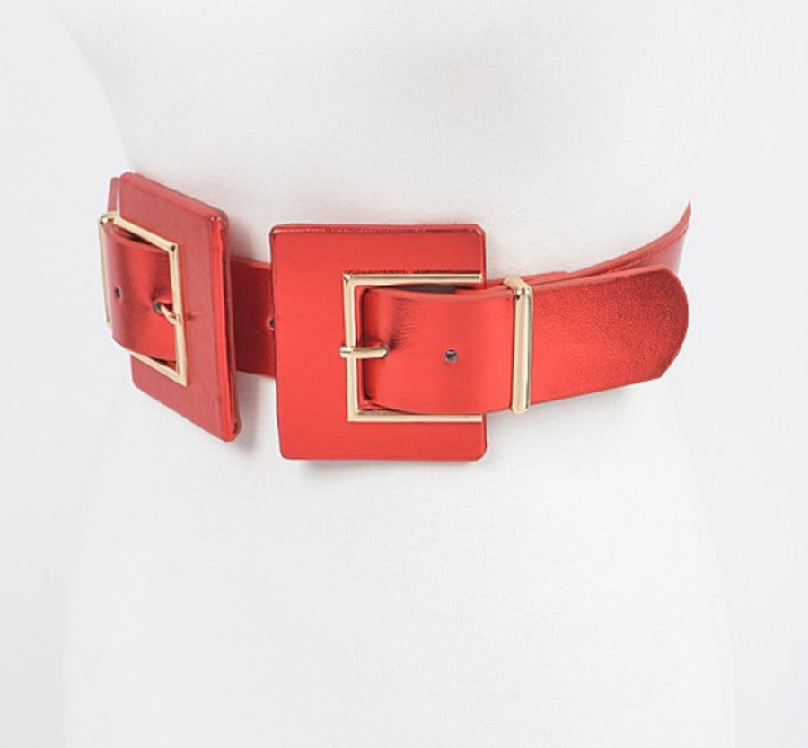 TWO BUCKLE ELASTIC BELT