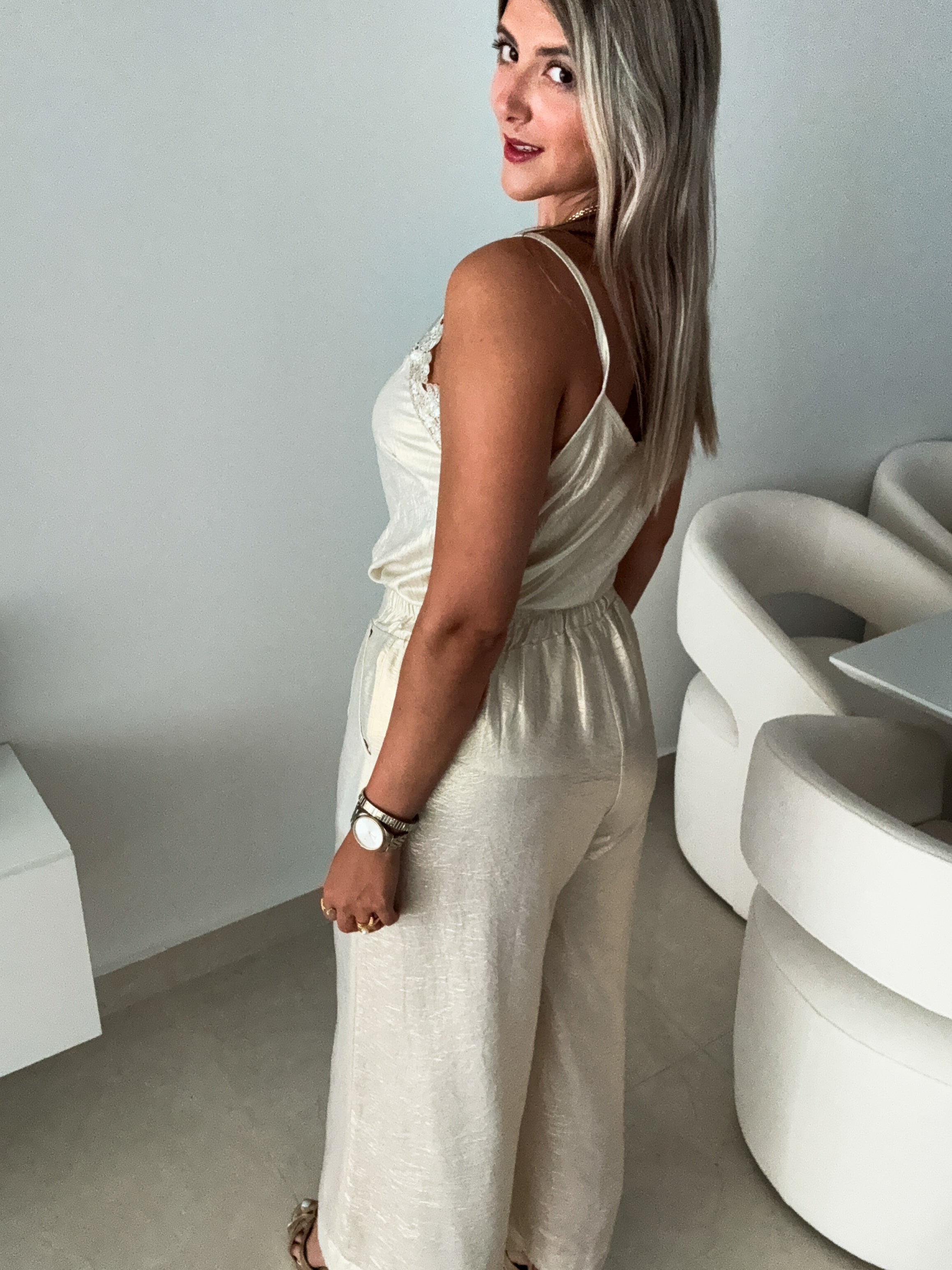 SHIMMERY TANK & PANT SET