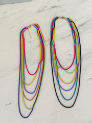 MULTICOLOR LAYERED NECKLACE COLLAB