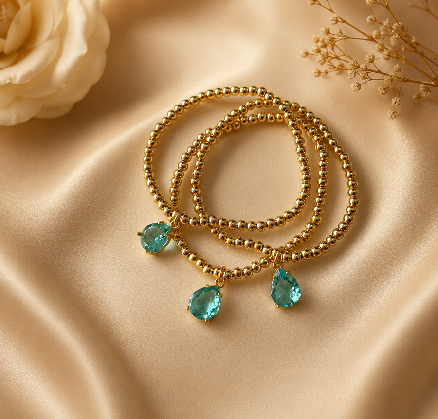 AQUA DROP BRACELETS