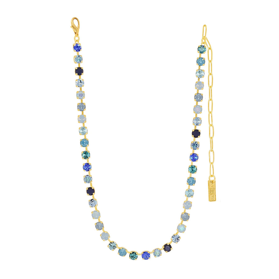 SARINA NECKLACE IN BLUE MIX