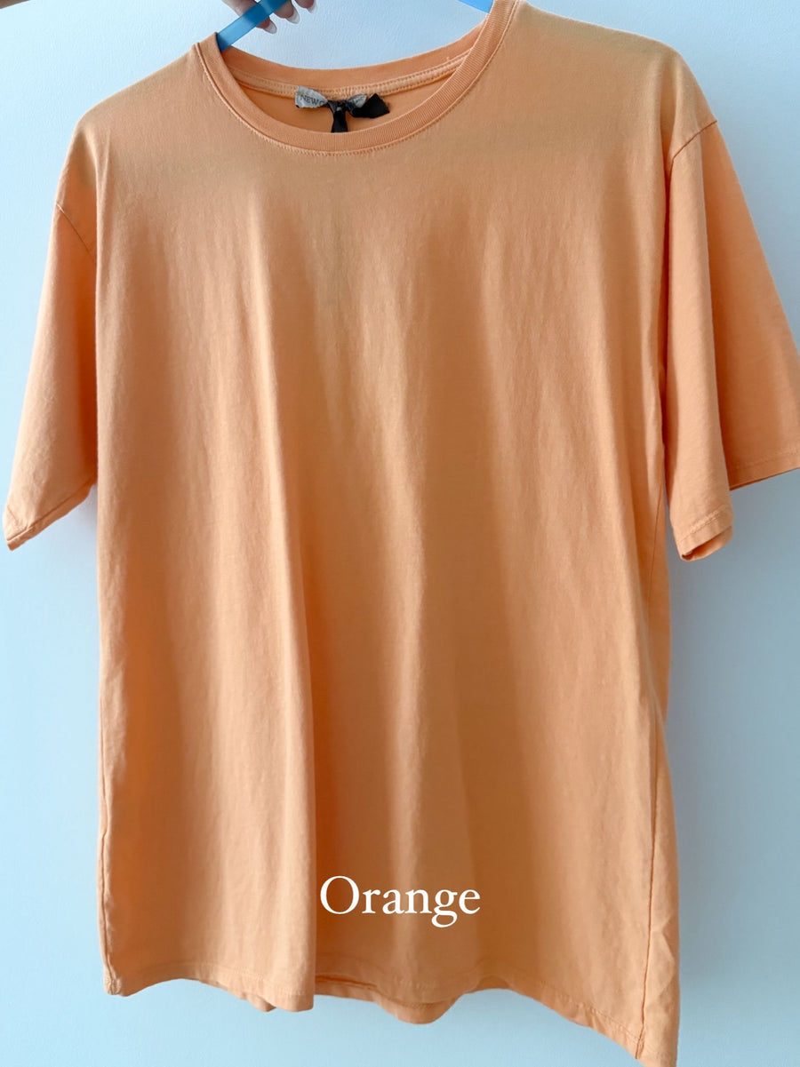 BASIC SOLID T-SHIRTS