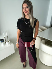 FALL COLOR BARREL PANTS