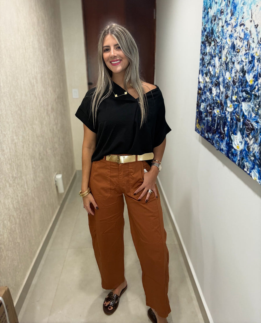 V-NECK TUNIC BLOUSES