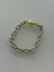 TWO TONE MAGNETIC BRACELET