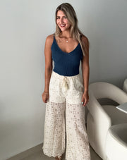 KNITTED BASIC CROP BLOUSE