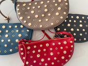 GOLD STUDDED CROSSBODY
