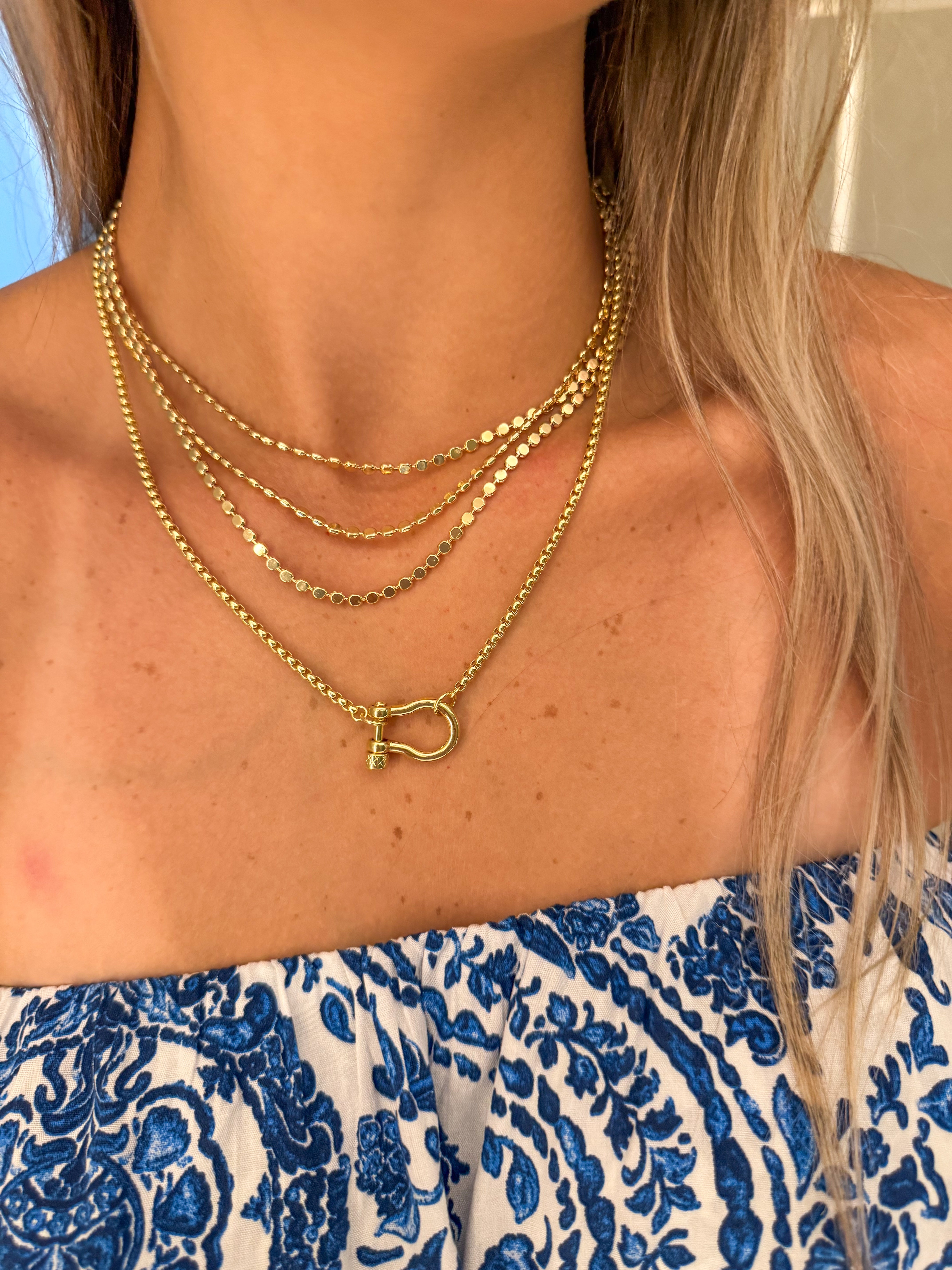 GOLD LOCK NECKLACE