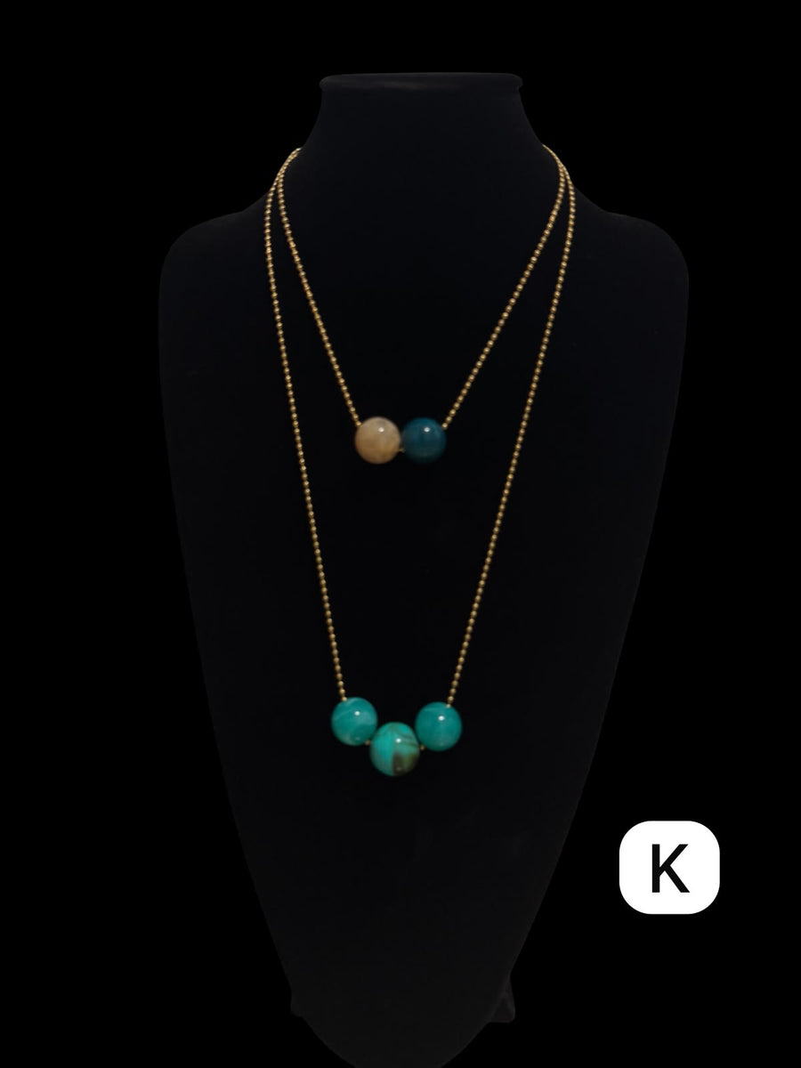 GUMBALL LAYERED NECKLACE SET