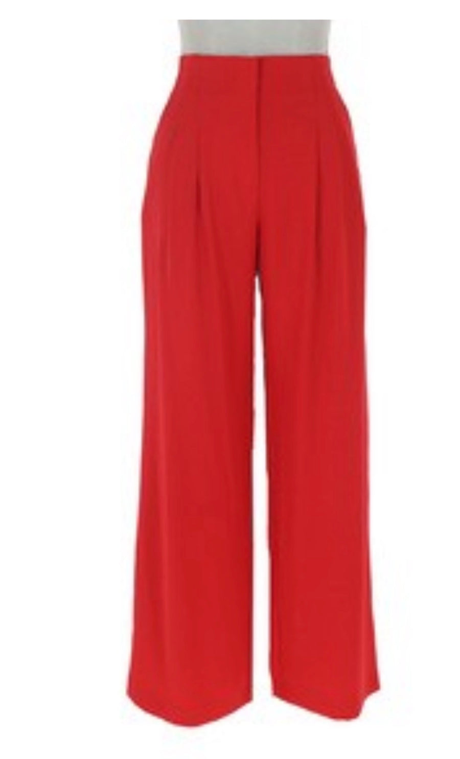 RED TAILORED PANTS
