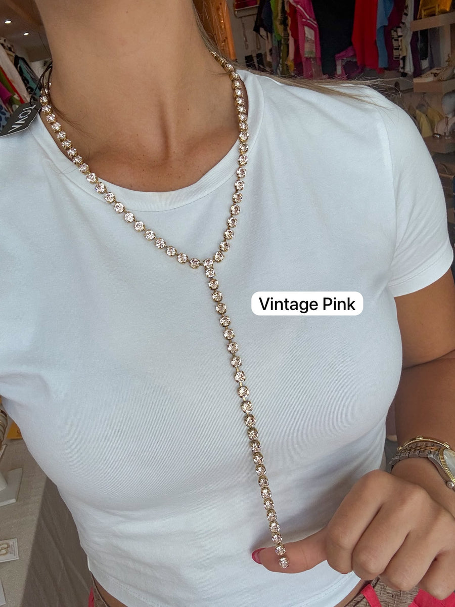 BABY L.A. NECKLACES IN PINK TONES